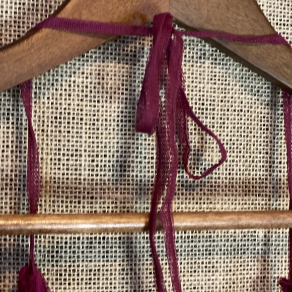 NWT Trendyol halter neck ruched mini dress ruffle red holiday dance bodycon 10 - Picture 8 of 10